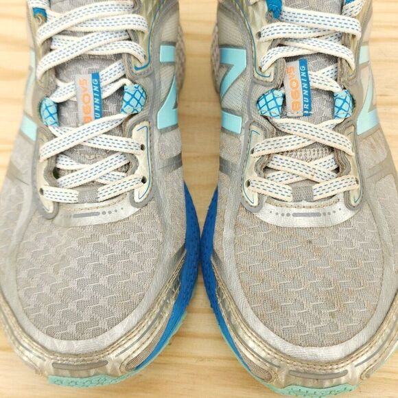 New Balance 860v5 Women's Running Shoes Sz 8 Gray Blue Sneakers Athletic Trainer - Picture 10 of 10